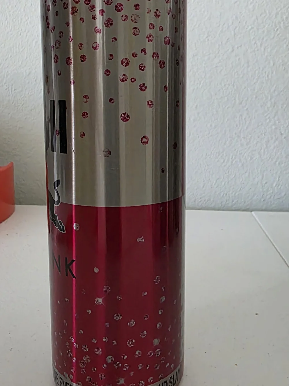 Red Energy Drink Can - Branded Silver & Red Design